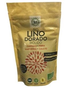 Semillas De Lino Dorado Triturado 250Gr. Bio de Solnatural
