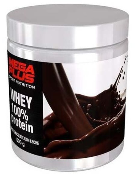 Whey 100% Prot Chocolate Con Leche 500Gr. de Mega Plus