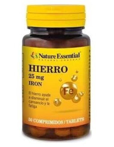 Hierro 25Mg 50Comp. de Nature Essential