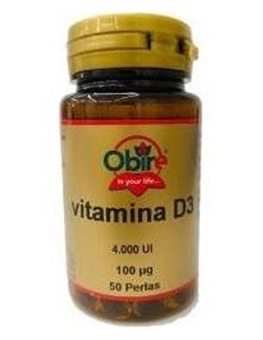 Vitamina D3 100Mcg 50Perlas. de Obire