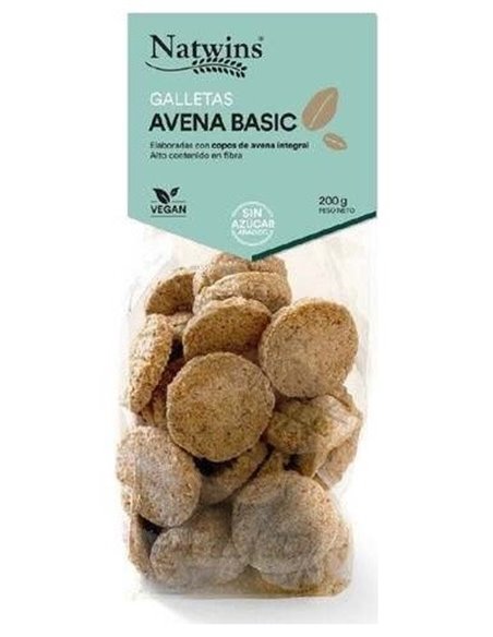 Galletas De Avena Basic 200Gr. de Natwins