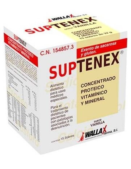 Suptenex Vainilla 15 Sobres de Wallax Farma
