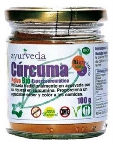 Curcuma En Polvo 100G Bio de Ayurveda Autentico