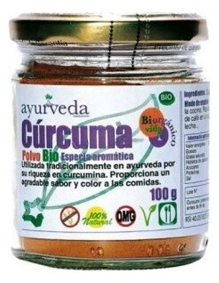 Curcuma En Polvo 100G Bio de Ayurveda Autentico