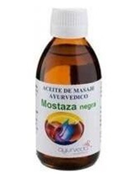 Aceite De Mostaza Negra 200 Ml de Ayurveda Autentico