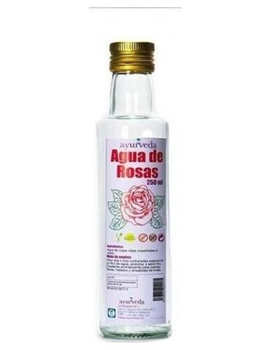 Agua De Rosas 250 Ml de Ayurveda Autentico