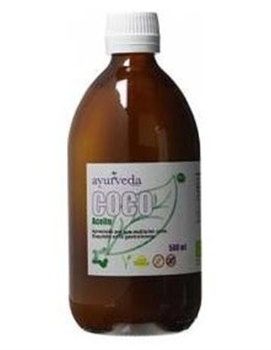 Aceite De Coco Puro 500 Mililitros Ayurveda Autentico
