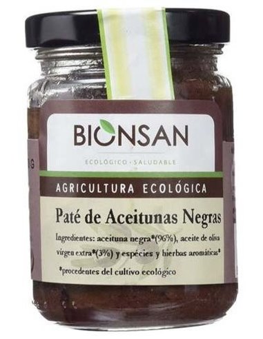 Pate De Aceitunas Negras 140Gr. Eco de Bionsan