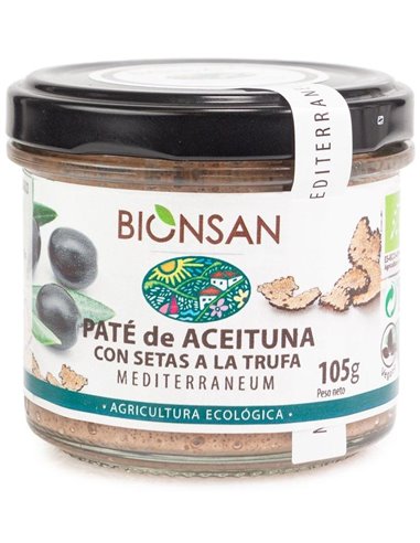 Pate De Aceitunas Setas A La Trufa 105Gr Eco Vegan de Bionsan