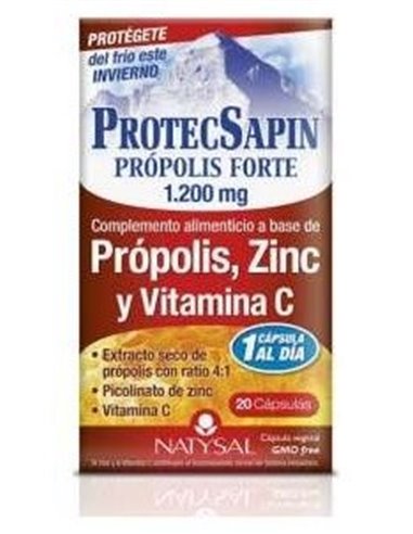 Protecsapin Propolis Forte 1200Mg. 20Cap. de Natysal