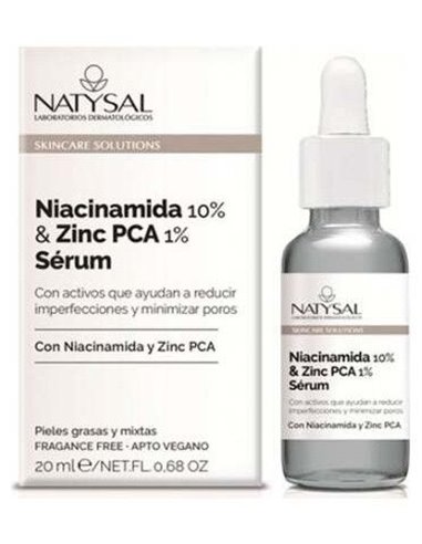 Niacinamida 10% & Zinc Pca 1% Serum 20Ml. de Natysal
