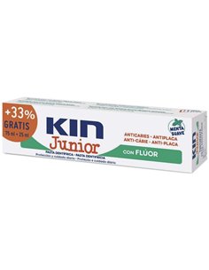 Kin Junior Pasta Dental Inf Menta Suave 75+25Ml. de Kin