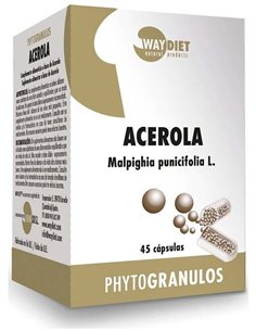 Acerola Vitamina C 45Caps. de Waydiet Natural Products