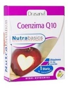 Coenzima Q10 30 Capsulas Nutrabasicos Drasanvi