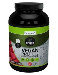 Proteina Vegana Sabor Frambuesa 600G Sport Live Drasanvi