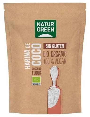 Harina de Coco Bio sin Gluten 500 G de Naturgreen