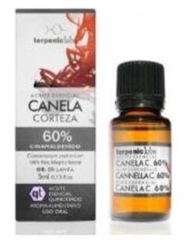 Canela De Ceylan Corteza 60% Aceite Esencial 5Ml. de Terpenic