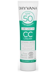 Solar Spf50 Color Con Acido Hialuronico 50Ml. Eco de Dhyvana