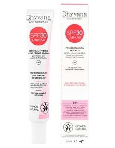 Solar Spf30 Sun Con Acido Hialuronico 50Ml. Eco de Dhyvana