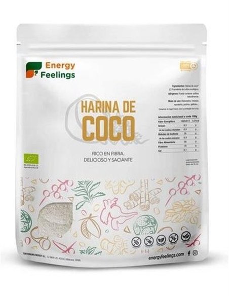 Harina De Coco 1Kg. Eco Vegan Sg de Energy Feelings