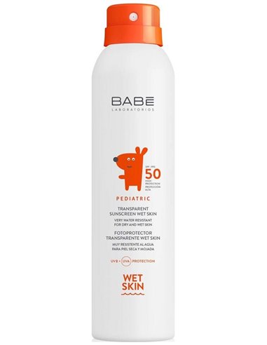Fotoprotector Pediatric Wet  Skin Spf50 200 Ml. de Babe