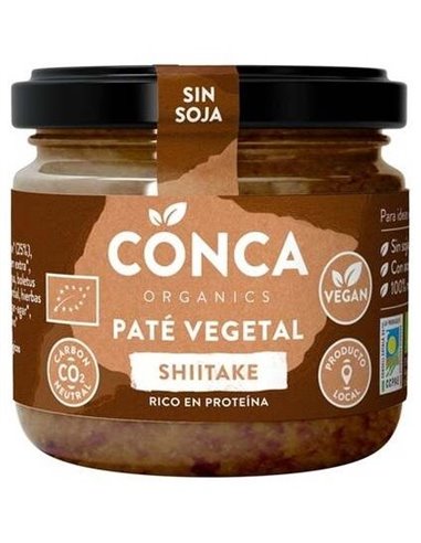 Pate Shitake Vegetal 110Gr. Eco Vegan de Conca Organics