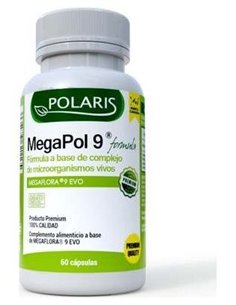 Megapol 9 Evo Probiotico 300 Mg 60 Capsulas de Polaris