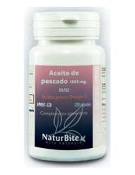 Aceite de Pescado 1000mg 33/22, 60 Caps. Gel de NaturBite