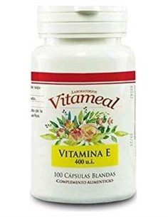 Vitamina E 400ui Natural, 100 Caps. Gel  de Vitameal