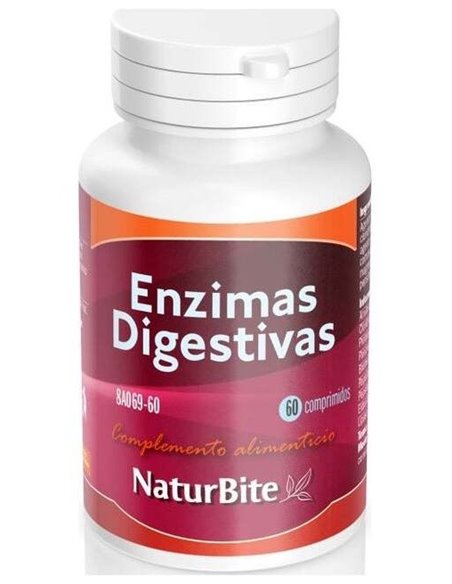 Enzimas Digestivas Veganas, 250 comp.  de NaturBite