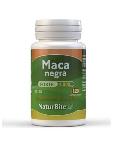 Maca Negra Forte 4000mg, 120 Comp. de NaturBite