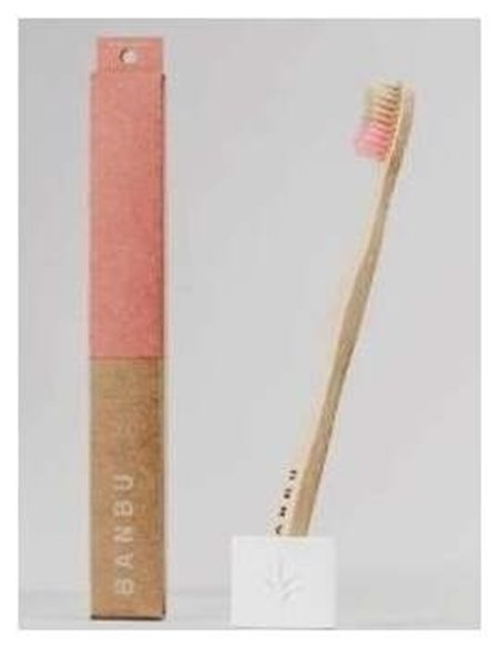 Banbu Cepillo Dental Adulto Medio Rosa. de Banbu
