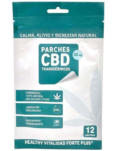 Healthy Vitalidad Forte Plus Parches Cbd 12Ud. de Healthy Vitalidad Forte Plus