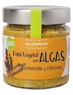 Paté De Algas Zanahoria Y Cúrcuma Bio 180 g  de Algamar