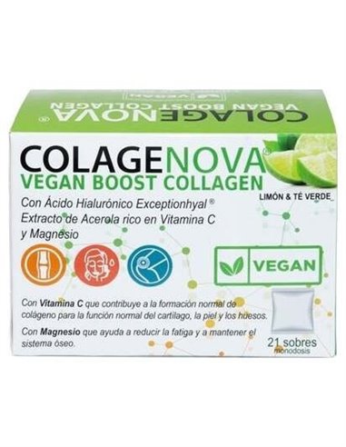 Colagenova Vegan Boost Te Verde+Limon 21Sbrs. de Vaminter