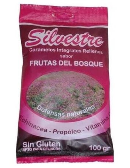 Caramelos Rellenos De Frutas Bosque Azucar 100Gr. de Silvestre