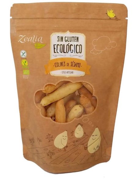 Mini Grissini Sesamo Colines 75Gr. Bio Sg Vegan de Zealia