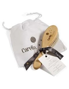 Carelia Cepillo Natural Bebe + Bolsita Algodón de Carelia