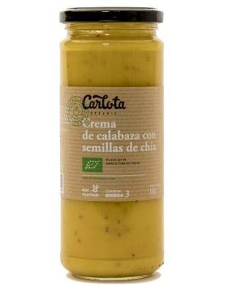 Crema De Calabaza Con Chia 450Gr. Eco Sg Vegan de Carlota Organic