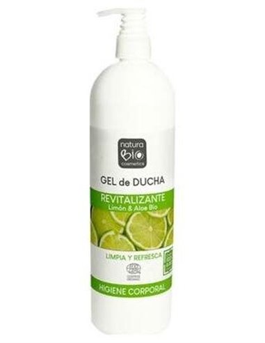 Gel De Ducha Revitalizante Limon-Aloe 740Ml. Bio de Naturabio Cosmetics