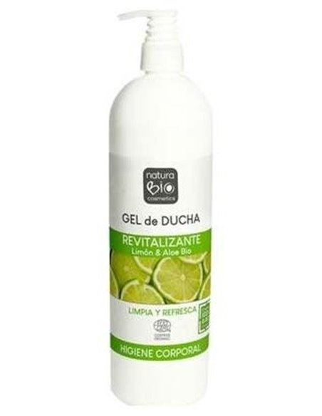 Gel De Ducha Revitalizante Limon-Aloe 740Ml. Bio de Naturabio Cosmetics