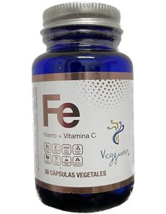 Hierro+Vitamina C 30Vcap. de Veggunn