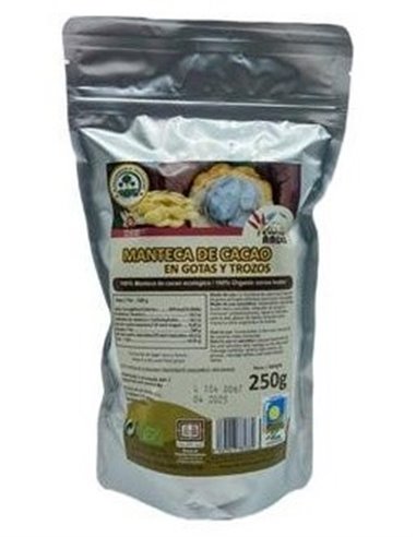 Manteca De Cacao Criollo Trozos 250Gr. Eco de El Oro De Los Andes