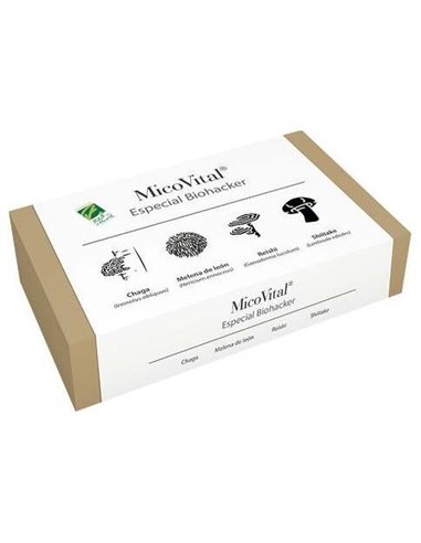 MicoVital® Especial BioHacker. Pack con los 4 extractos líquidos de hongos