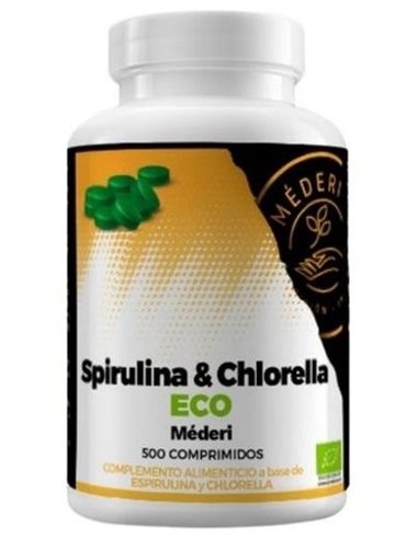 Spirulina & Chlorella Eco 500Comp. de Mederi Nutricion Integrativa