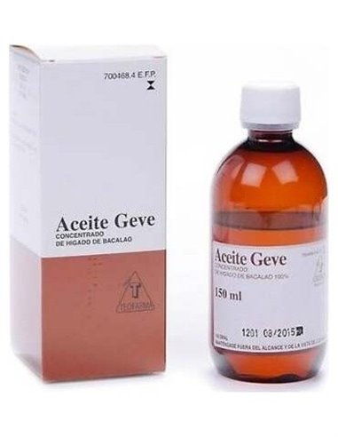 Aceite Geve Neo Higado Bacalao 150Ml de Teofarma