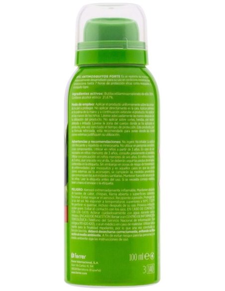 Otc Antimosquitos Aerosol Forte Spray 100Ml. de Otc Ferrer