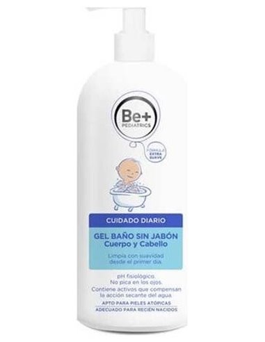 Be+ Pediatrics Gel Sin Jabón 500Ml de Be+