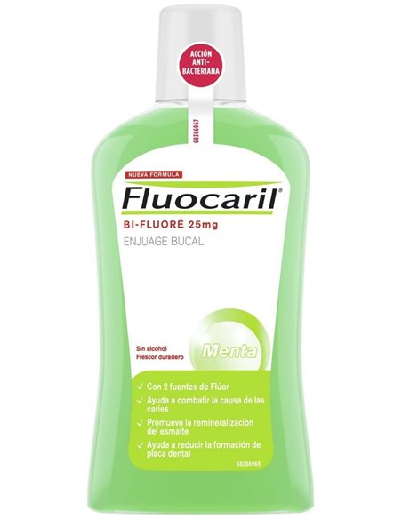 Fluocaril Bi-Fluore Colutorio Menta 500Ml. de Fluocaril