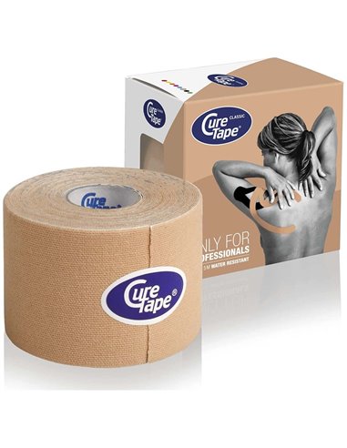 Cure Tape Natural Vendaje Neuromuscular (5Cm X 5M) de Cure Tape